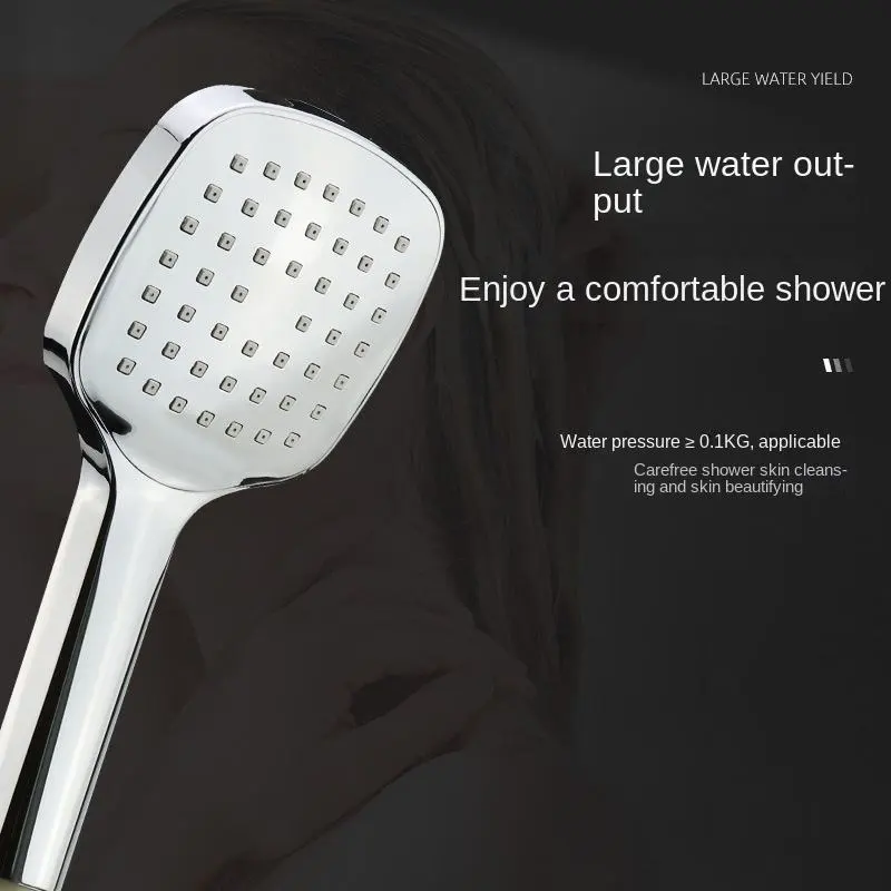 Self Cleaning High Pressure Shower Head For Comfortable Bathing