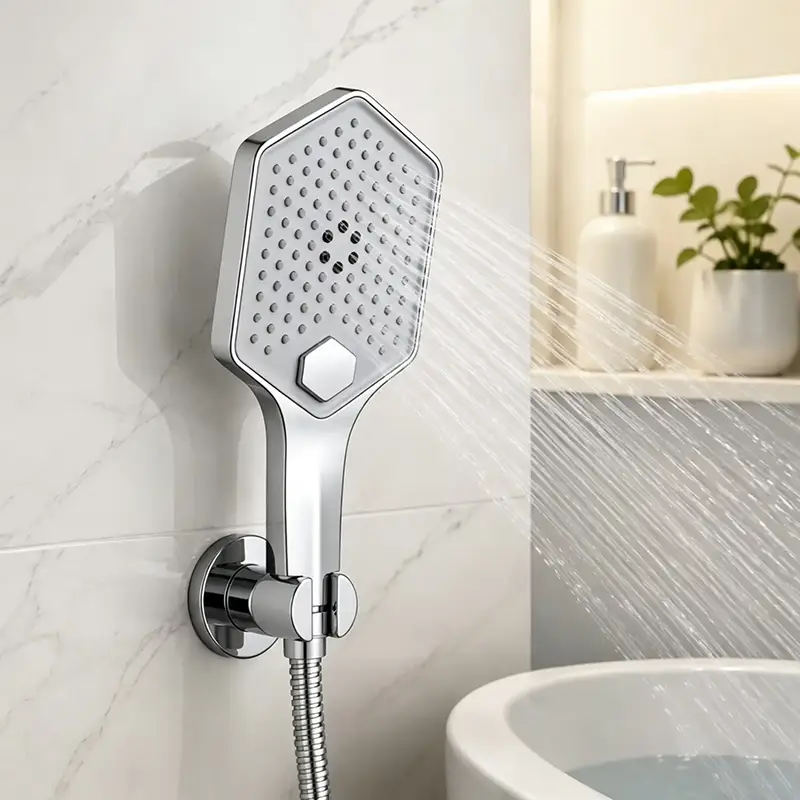 Bathroom Design Button Waterfall Hand Shower
